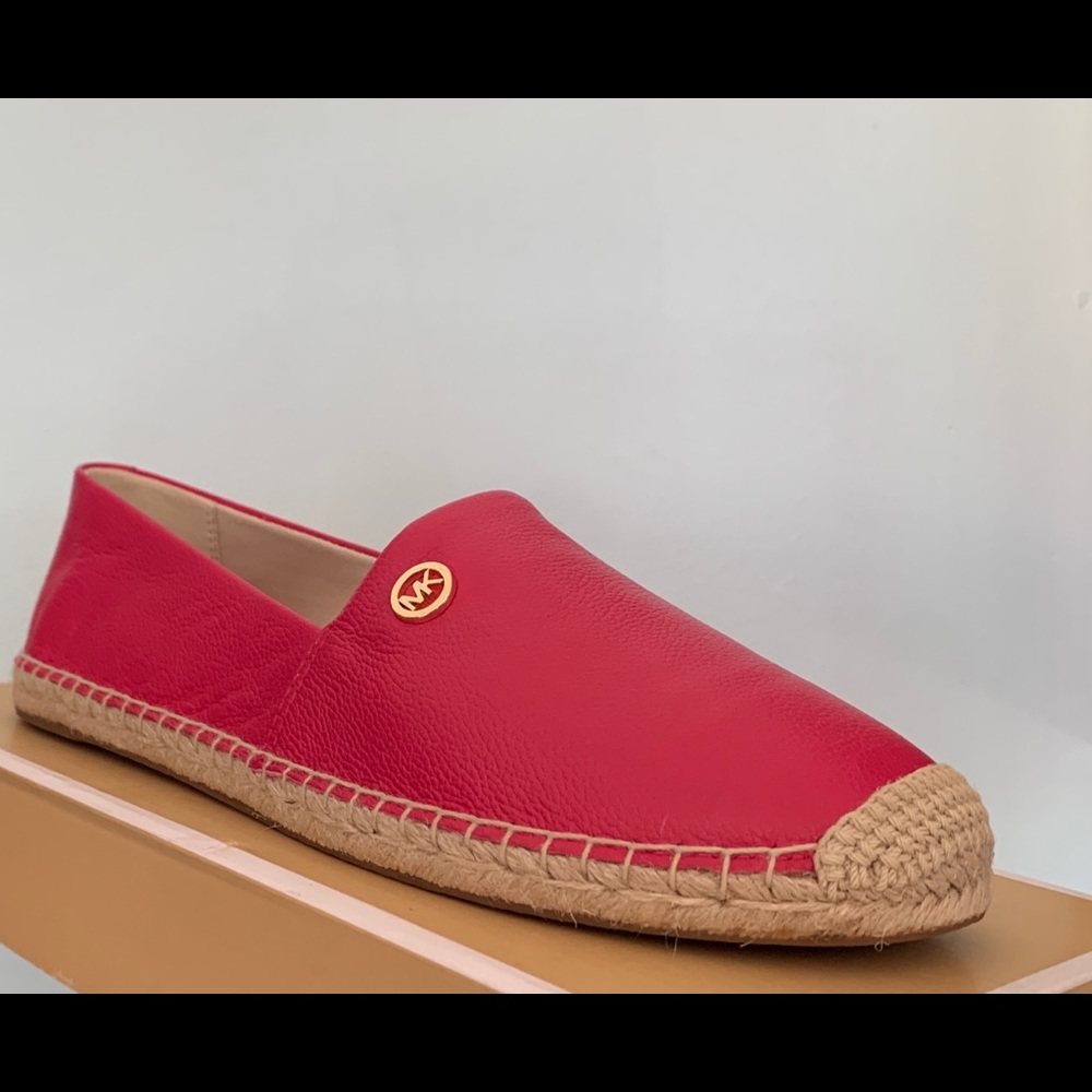MICHAEL KORS Kendrick Slip On LEATHER ESPADRILLE - Picture 3 of 9